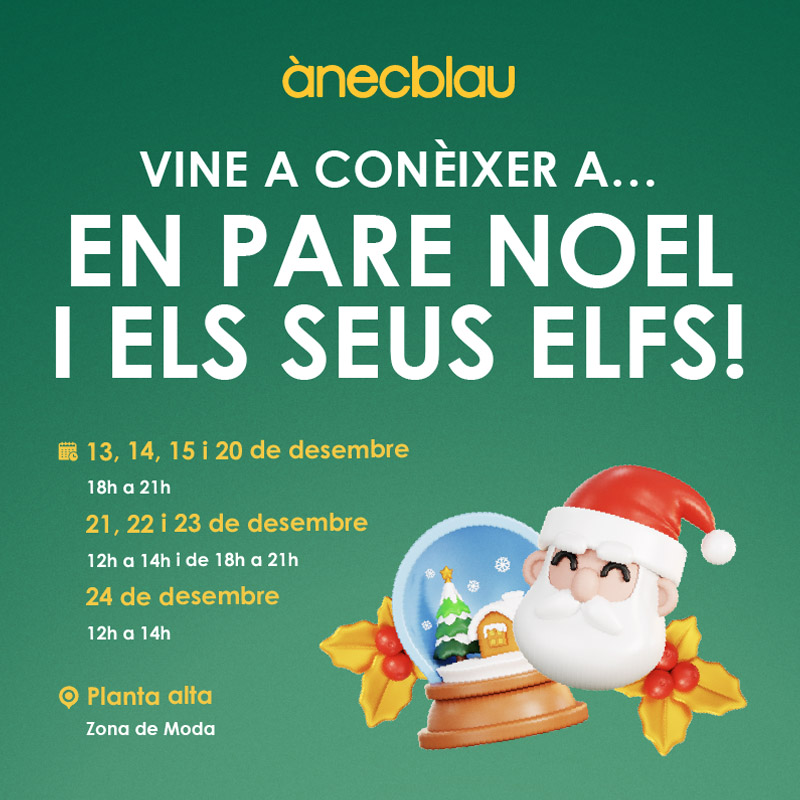 EL PARE NOEL A ÀNECBLAU