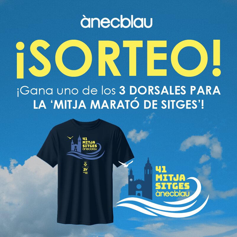 SORTEAMOS 3 DORSALES PARA LA MEDIA MARATÓN DE SITGES